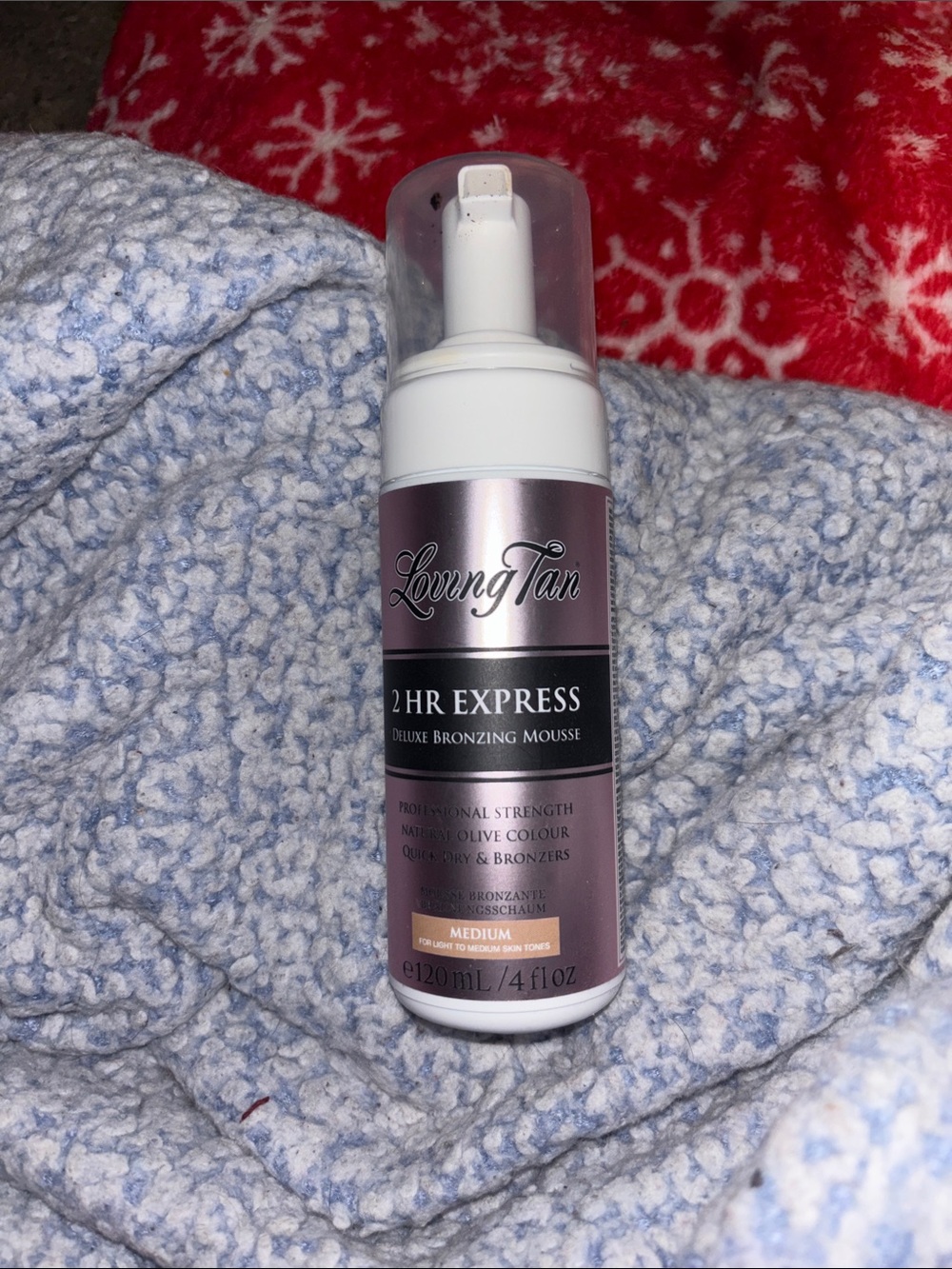 Loving Tan 2 HR Express Deluxe Bronzing Mousse - Medium (White Bottle)